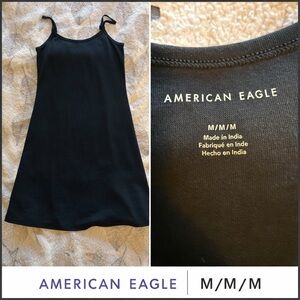 American Eagle Classic Black Slip dress